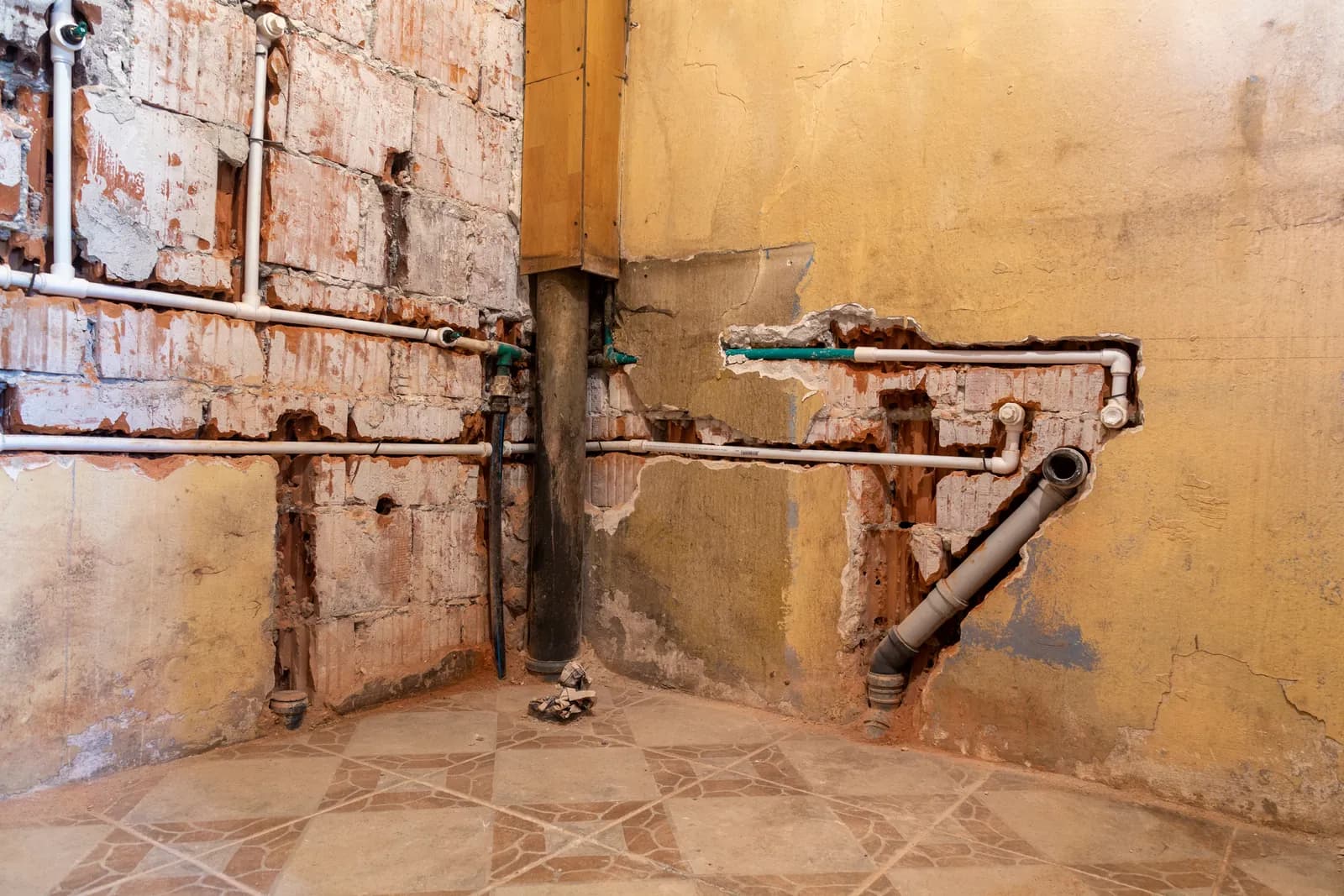 Leaking Pipe lines