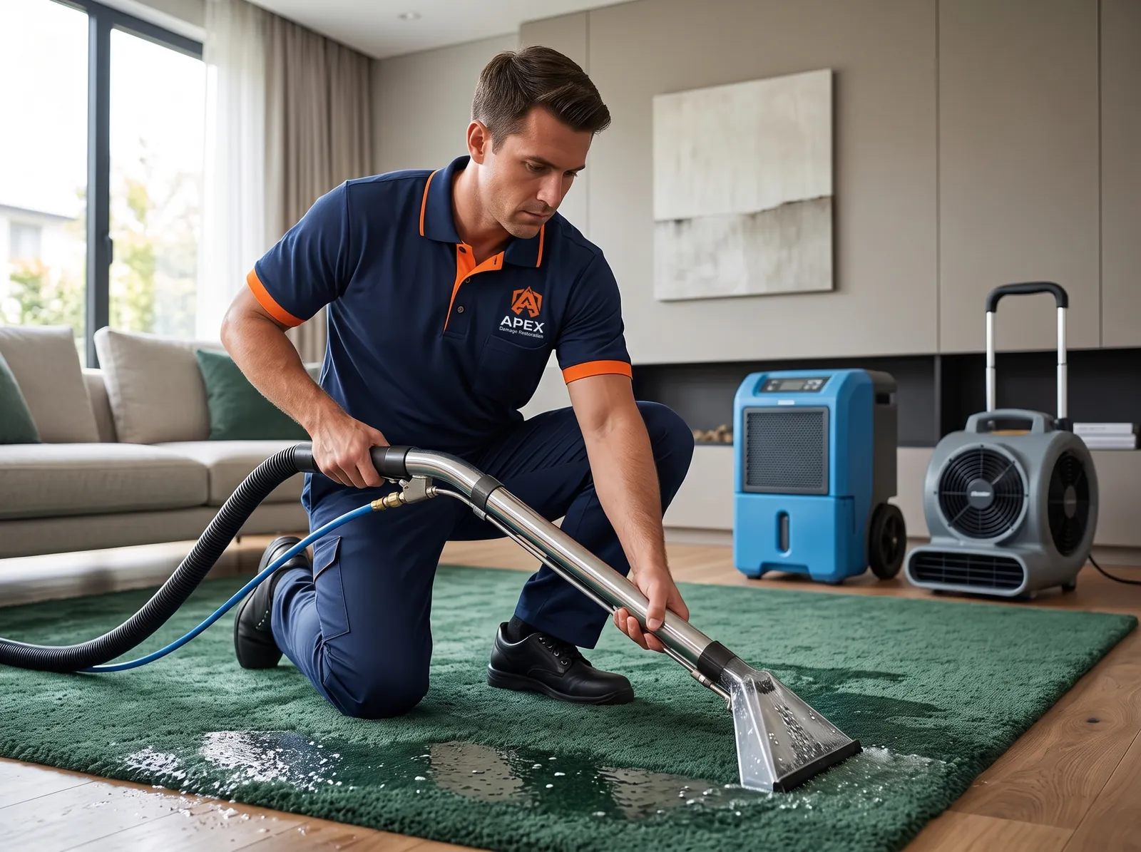 Carpet Water Extraction Technician
