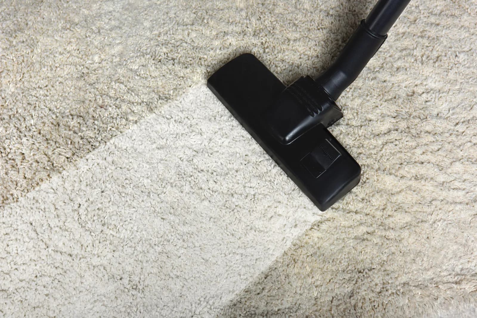 Vacuuming Dirty Carpet