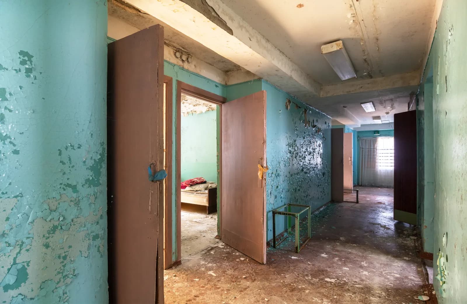 Flood Damaged Interior Walls