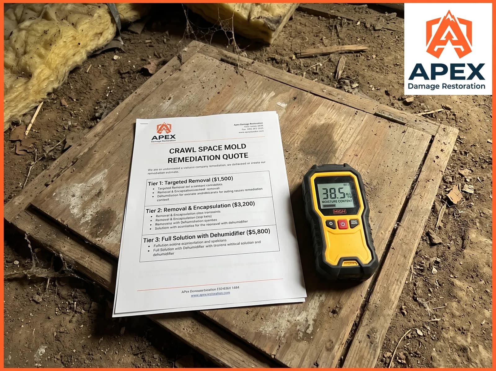 Crawl Space Mold Remediation Quote
