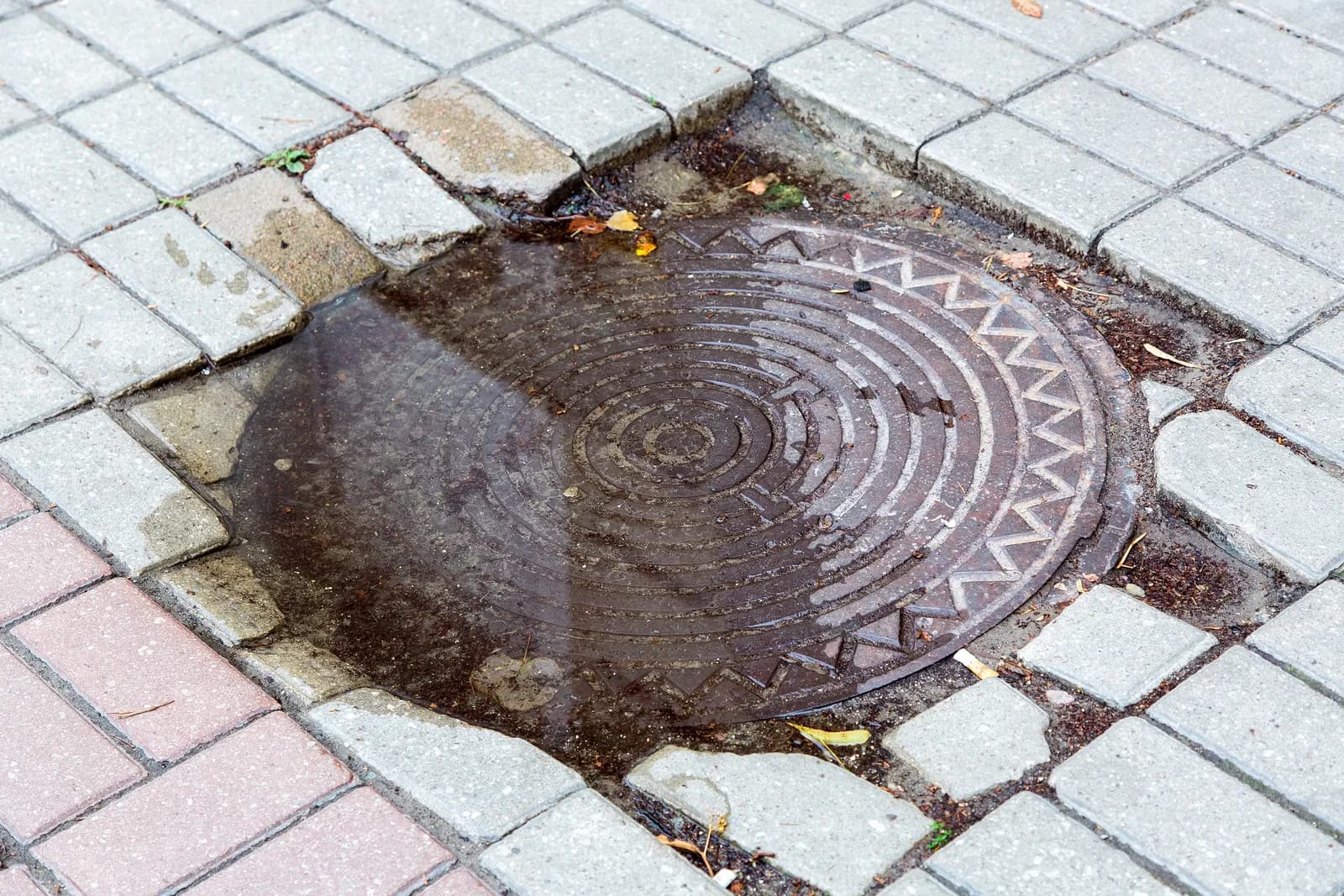 Sewer Line Manhole Cover
