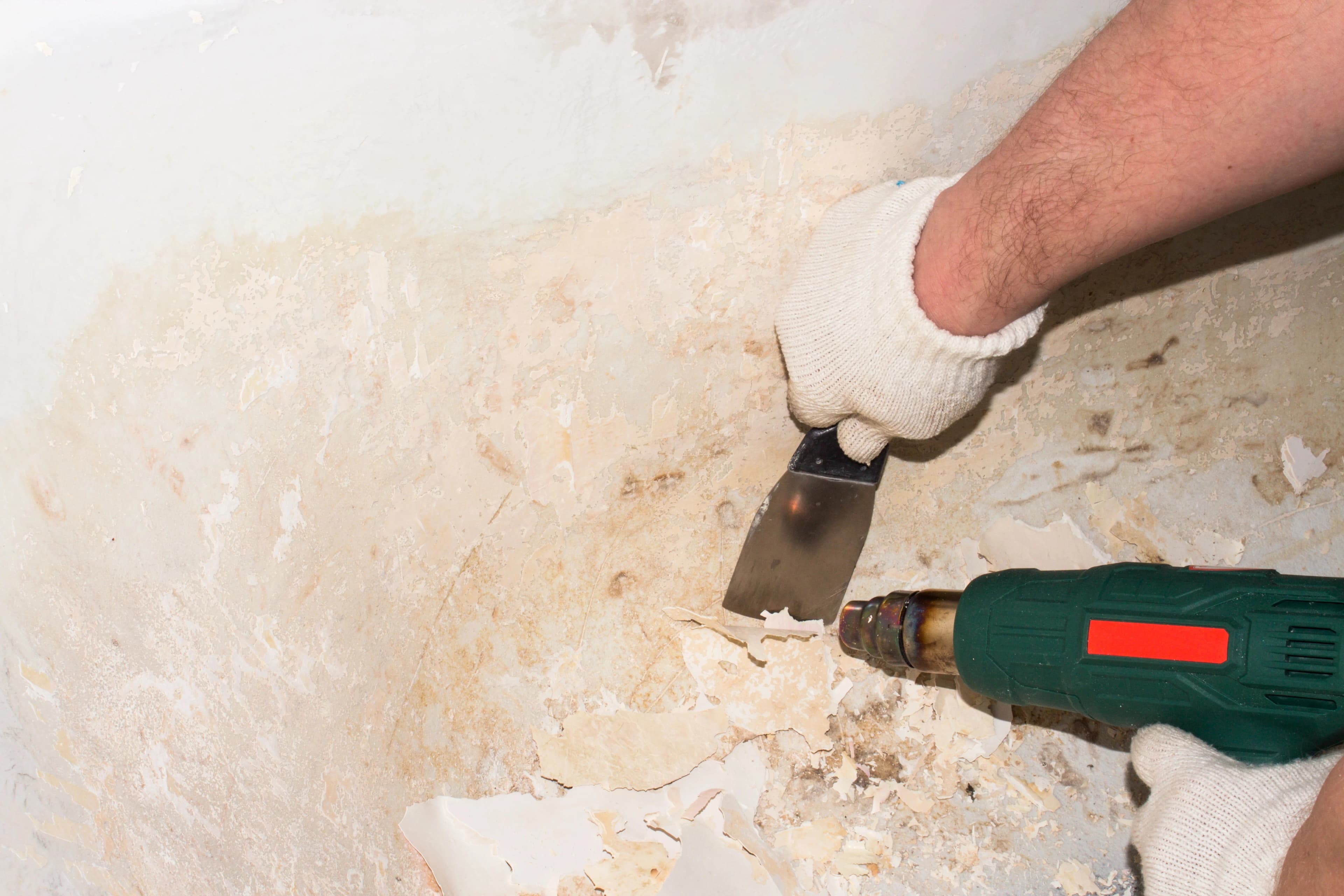 Peeling Wall Water Damage Removal