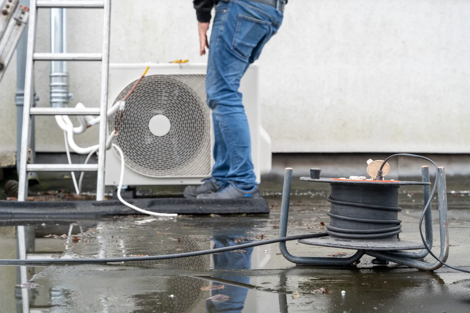 Water Damage Caused by an AC Leak