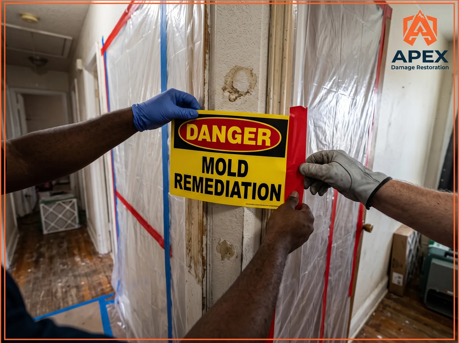Apex Damage Restoration mold remediation team in Commerce City, CO