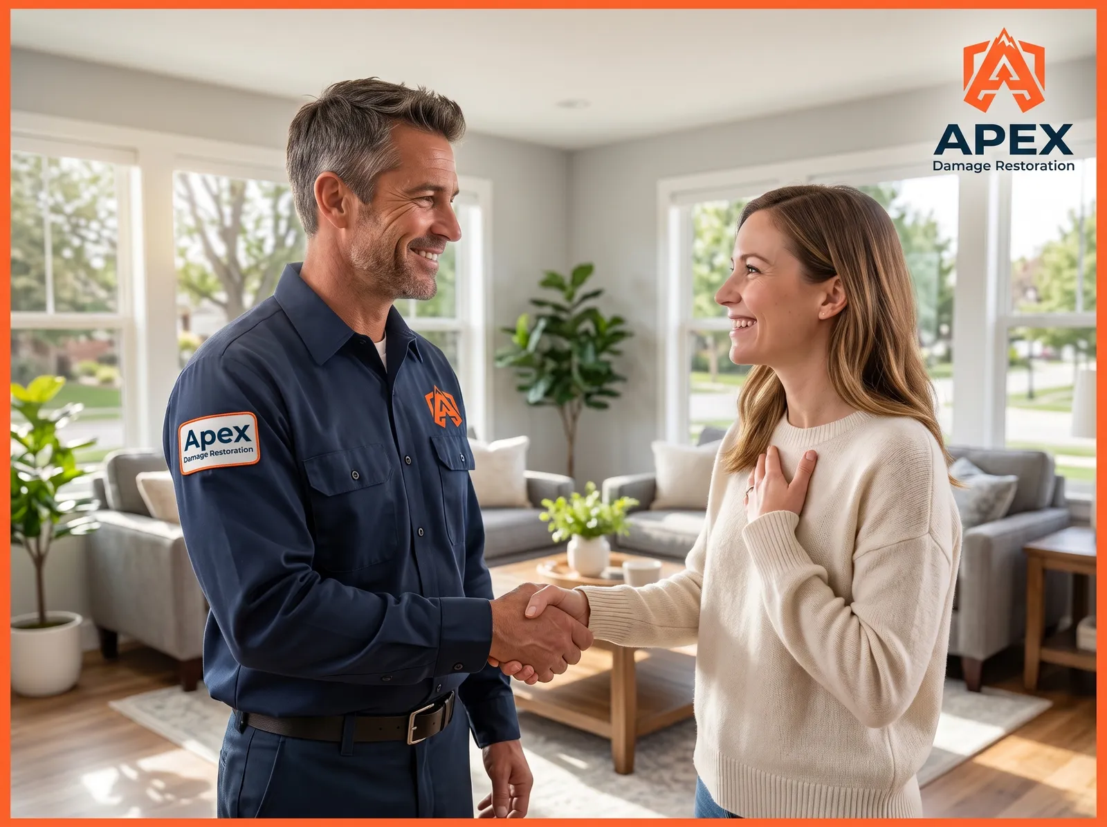 Apex Damage Restoration technician