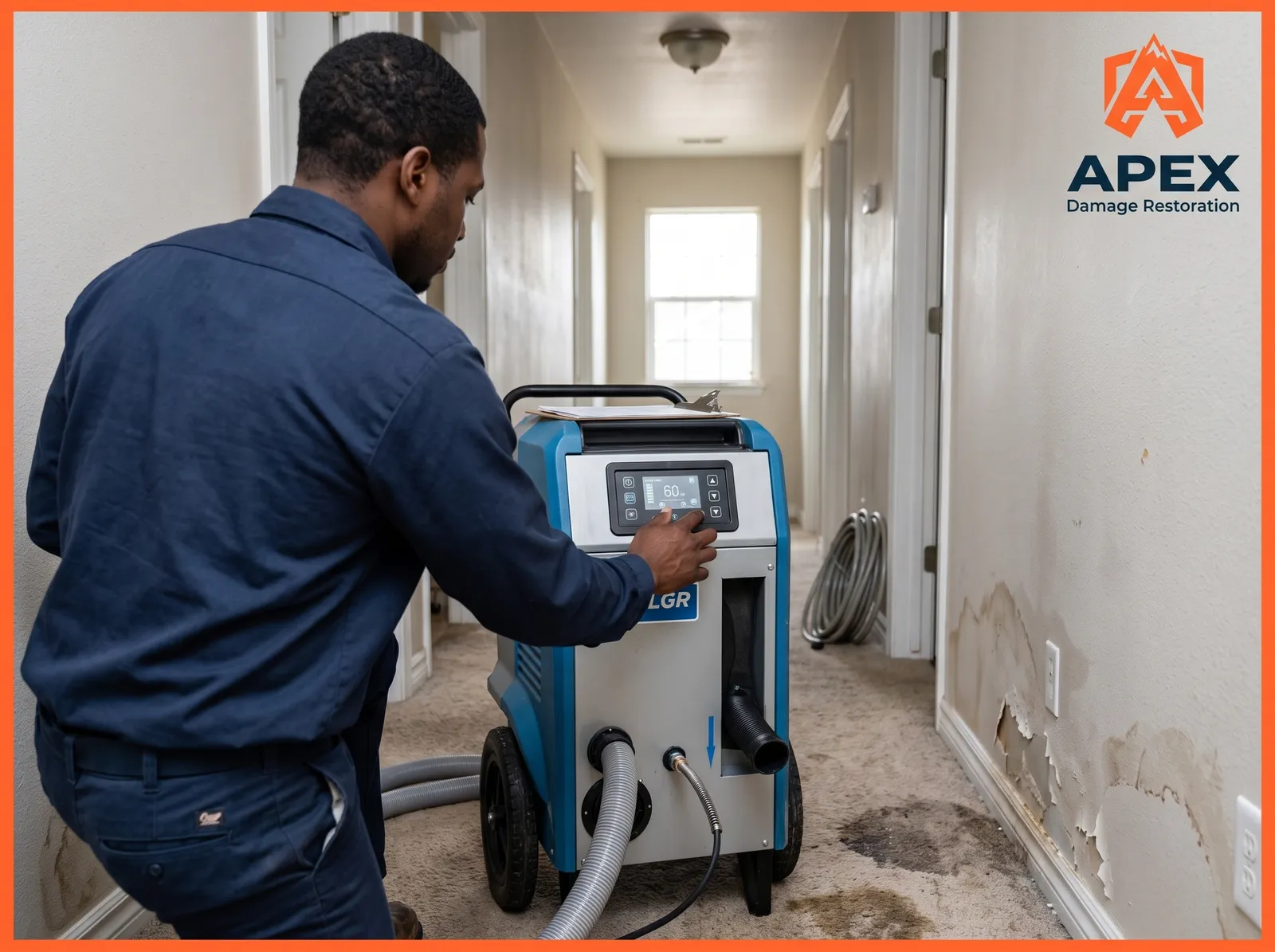 Crawl space water damage cleanup and dehumidification in Thornton