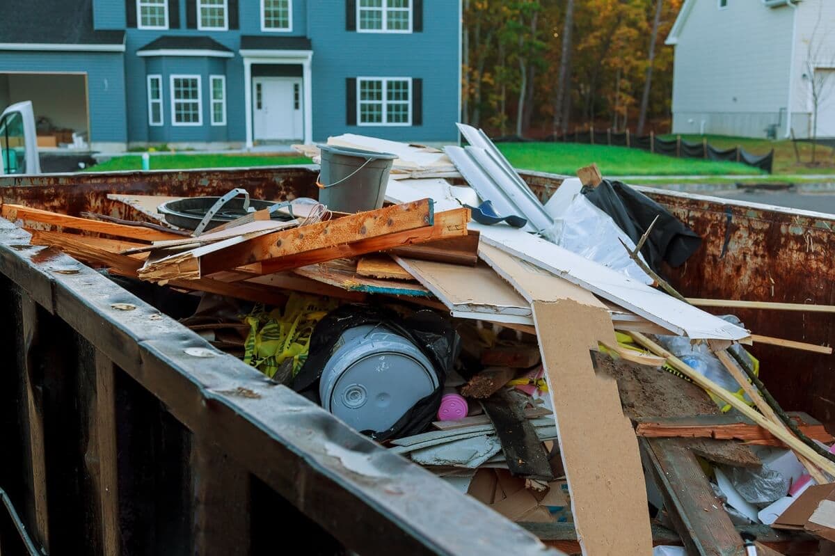 Storm Damage Debris Dumpster Removal in Aurora CO